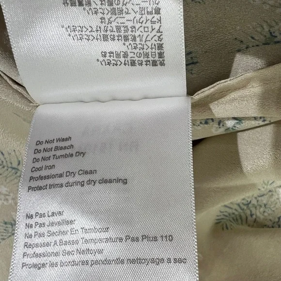 Caara Yellow Floral Tie-Waist Midi Dress Medium Spring Picnic Chic Cottagecore M - Picture 6 of 14